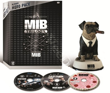 MIB Trilogy (Ultimate Hero Pack) - 3-Disc Box Set & Agent Frank Figurine (Blu-Ray)